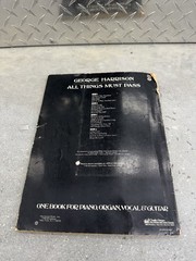 1970 GEORGE HARRISON ALL THINGS MUST PASS SHEET MUSIC Lyrics BOOK NO Poster
