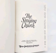 The Singing Church Hymnal 1985 Hardcover Book Hope Publishing 9780916642259