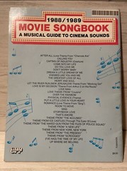1998/1989 MOVIE SONGBOOK A MUSIC GUIDE TO CINEMA SOUNDS Alto Saxophone