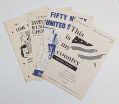 Vintage 10-inch America USA Fair California Patriotic Sheet Music Lot of 4