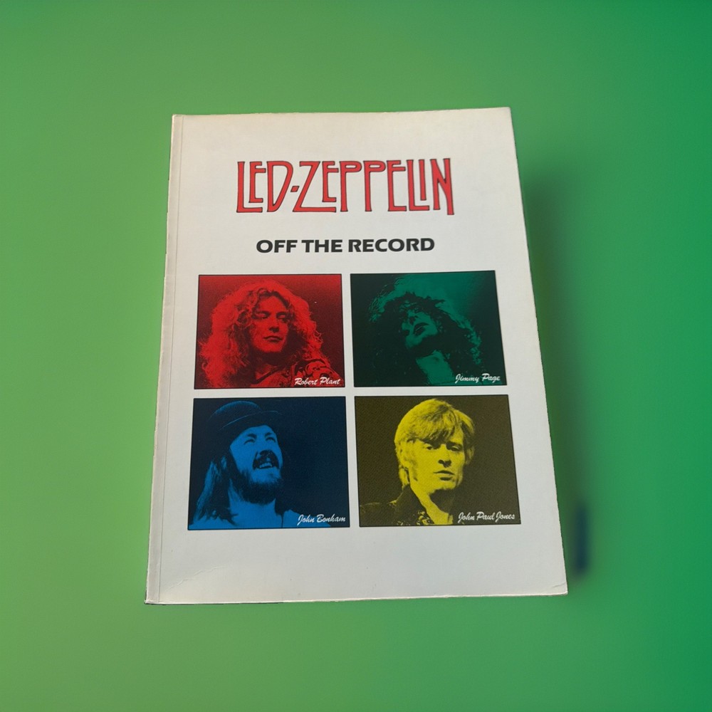 LED ZEPPELIN Songbook OFF THE RECORD 1988 GUITAR TAB Bass & Drums New!!