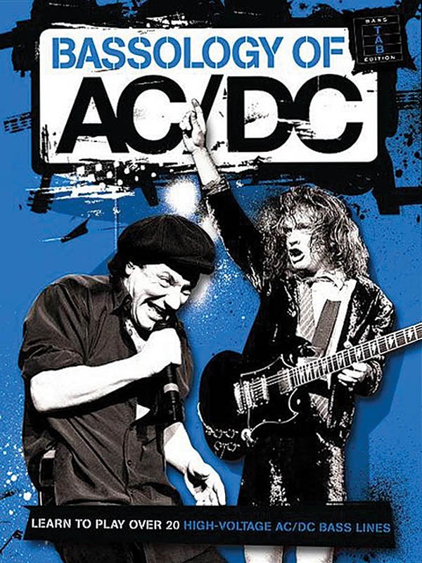 Bassology of AC/DC for Bass Guitar Notes & Tab Sheet Music Metal Rock Songs Book