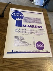 Vintage Sheet Music Frasquita Serenade, Franz Lehar , Piano Solo 1936