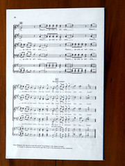 WITNESS, Sheet Music for A cappella, mixed voices, Traditional Spiritual