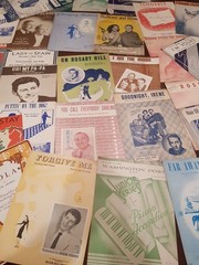 Vintage Early 1940 – 1950s Song Sheet Music lot of 30 Old Standards Show Tunes