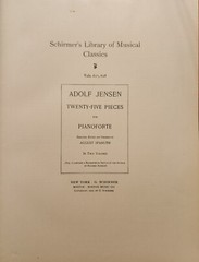 Library of Musical Classics – Jensen Pianoforte Vol 1 & 2 HC 1901 Vols. 627-628