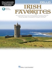 Irish Favorites for Cello Solo Sheet Music 31 Songs Play-Along Book Online Audio