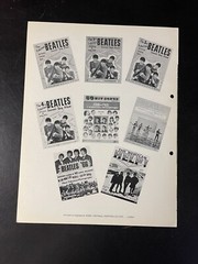 The BEATLES : Sheet Music PUNCH HOLE 1968 : –HER MAJESTY—CLEAN. 3625
