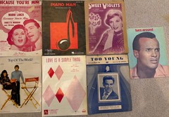 Vintage Pop & Easy Listening Sheet Music Lot (7) – Piano Man, Carpenters