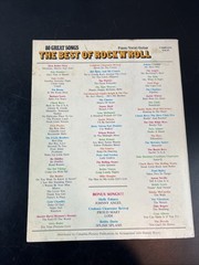 BEST OF ROCK&rsquo;N&rsquo; ROLL ELVIS TO BEATLES PIANO/VOCAL/GUITAR SHEET MUSIC BOOK 300 PG