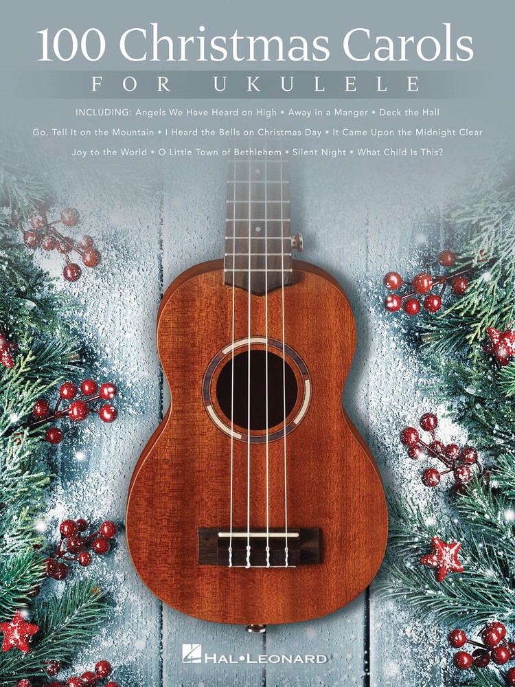 100 Christmas Carols for Ukulele Sheet Music Chords Lyrics Uke Song Book