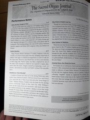The Sacred Organ Journal: Volume 44, Number 3 (January/February 2010)