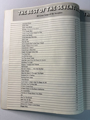 The Best of the Seventies 80 Great Songs 1976 Piano Vocal Guitar Lyrics Songbook