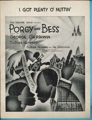 GERSHWIN: PORGY & BESS 3 Shts, Plenty O Nuttin, Ain&rsquo;t Necessarily So, Summertime