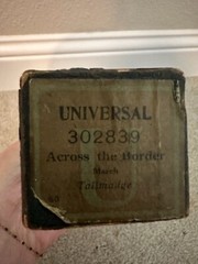 Universal Word Player Piano Roll 302839 Across the Border March TX
