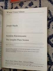 Haydn Klaviersonaten Wiener Urtext 4 Vol Set 1a 1b 2 3 Piano Sonatas VG+