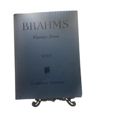 Vintage Henle Brahms Klavier Trios Piano Violin Cello Urtext Sheet Music Germany