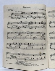 Chappell&rsquo;s Famous Melodies for Piano Solo Louis Singer Because Sleepy Songbook