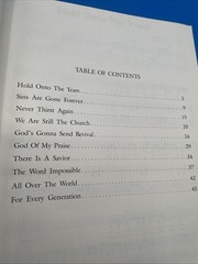 The Talleys, For Every Generation songbook Word Sheet Music Christian 1988 EX
