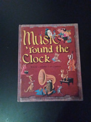 Music Round the Clock Book, 1955/56, Hardcover, Good Condition, 96 pages Nice