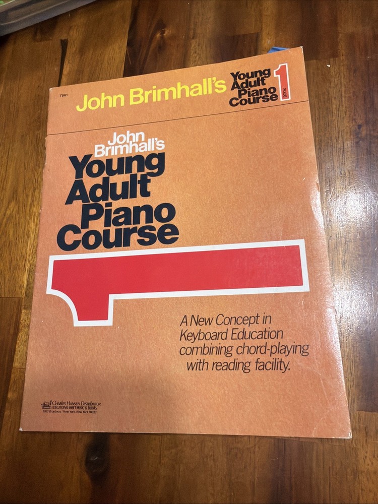 Piano Brimhall Young Adult Piano Course #1 Charles Hansen Music 1974 Vintage