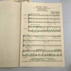 2 – 1944 STRANGE MUSIC 3 Female Voices Choral SSA Piano Sheet Music Chappell