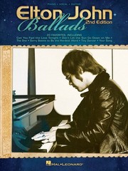 Elton John Ballads Piano Sheet Music Guitar Chords 20 Rock Songs Book