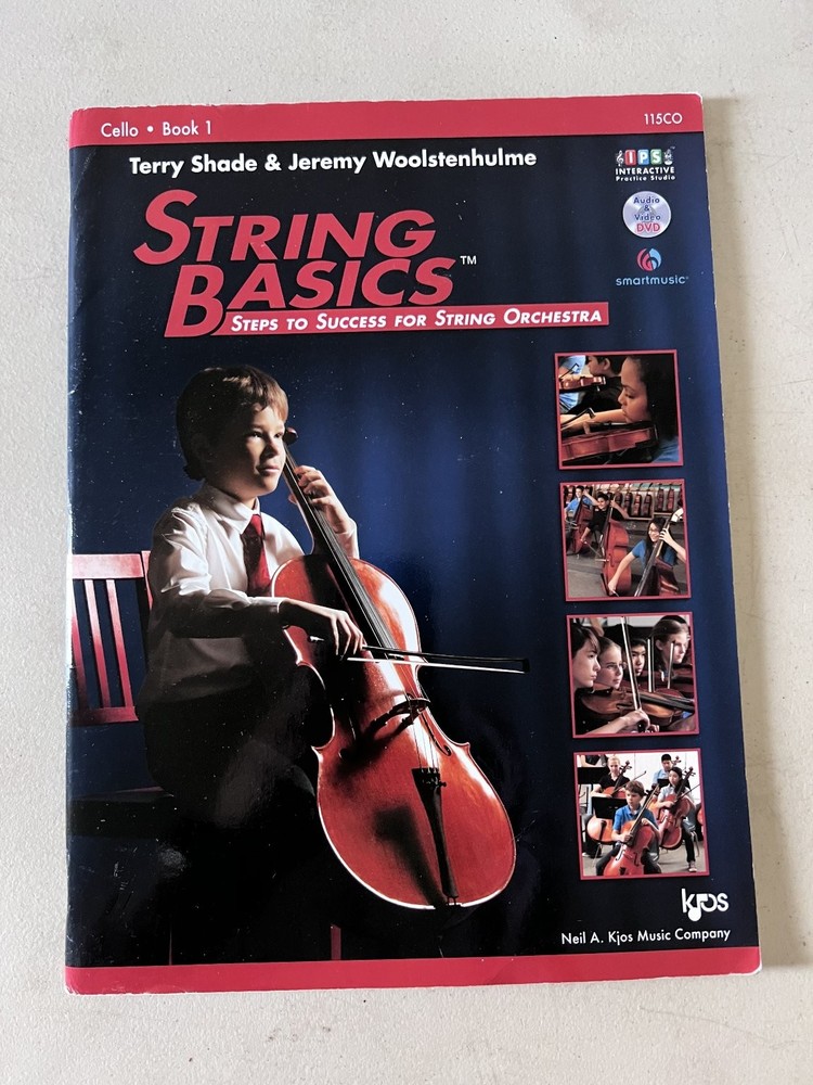 String Basics Cello Book 1 Sheet Music Terry Shade Kjos 115CO
