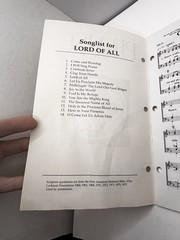 Vintage Praise And Worship Songbook LORD OF ALL 1988 Integrity Music Inc