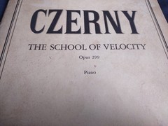 Vintage Carl Czerny School Of Velocity Opus 299 For Piano Edition Peters No 2411