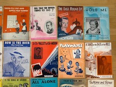 200+ Sheet Music Lot, 1920s-1950s