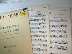Joseph Haydn Sheet Music Piano Trio No. 20 in D Major Violin Violincello Diletto
