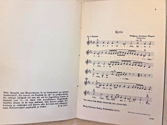 1930 Mozart Kanons German Choral Songbook Vocal Score Music Book Kallmeyer VTG