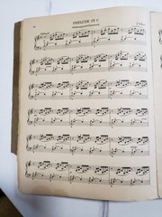 Antique 1918 Latin / English « Masterpieces of Piano Music » book