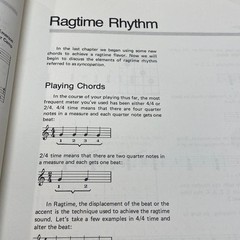 How To Play Ragtime Guitar MUSIC BOOK Instructional Christopher Camp 1976