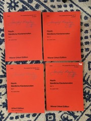 Haydn Klaviersonaten Wiener Urtext 4 Vol Set 1a 1b 2 3 Piano Sonatas VG+