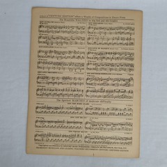 The Merry Widow Waltz for Piano Franz Lehar Sheet Music 1908 Century Music