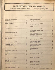 Golden Treasury of Song – 43 Great Golden Standards – for Trumpets & Clarinets