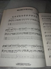 Guns N Roses Appetite For Destruction Rare Sheet Music Book