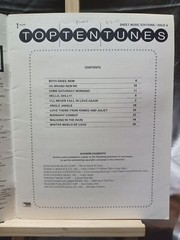SHEET MUSIC BOOKS- Various Words, Music, Guitar, Chords, Photos, Piano Lot of 6