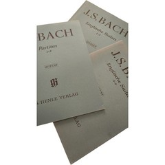JS Bach English Suites 1-6 & Partitas 1-3 G Henle Verlag Urtext Sheet Music Set