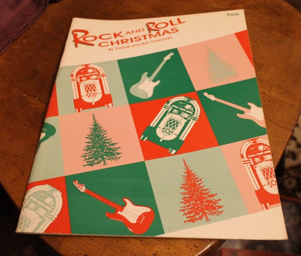Rock & Roll Christmas ~ 1988 Warner Bros. Softcover Songbook ~ Piano