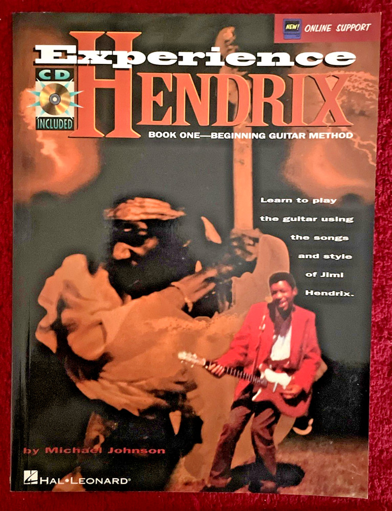 Experience Hendrix: Book One-Beginning Guitar Method w/CD Vintage 90’s 1997
