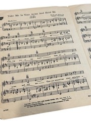 VTG 1940s Take Me In Your Arms Hold Me Les Paul Mary Ford Sheet Music