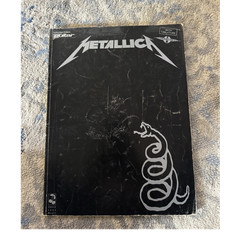 Metallica Black Album Electric Guitar Tabulature Song Book Rock Cherry Lane