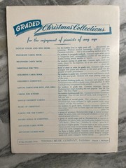 Carols for Juniors Detroit, Michigan 1953 VTG Sheet Music Book