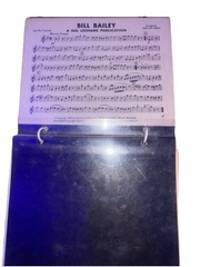 Vintage 1stB Flat Cornet Sheet Music In Plastifold Music Holder Multiple Songs