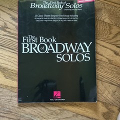 Hal Leonard The First Book of Broadway Solos Mezzo-Soprano Voice HL00740082