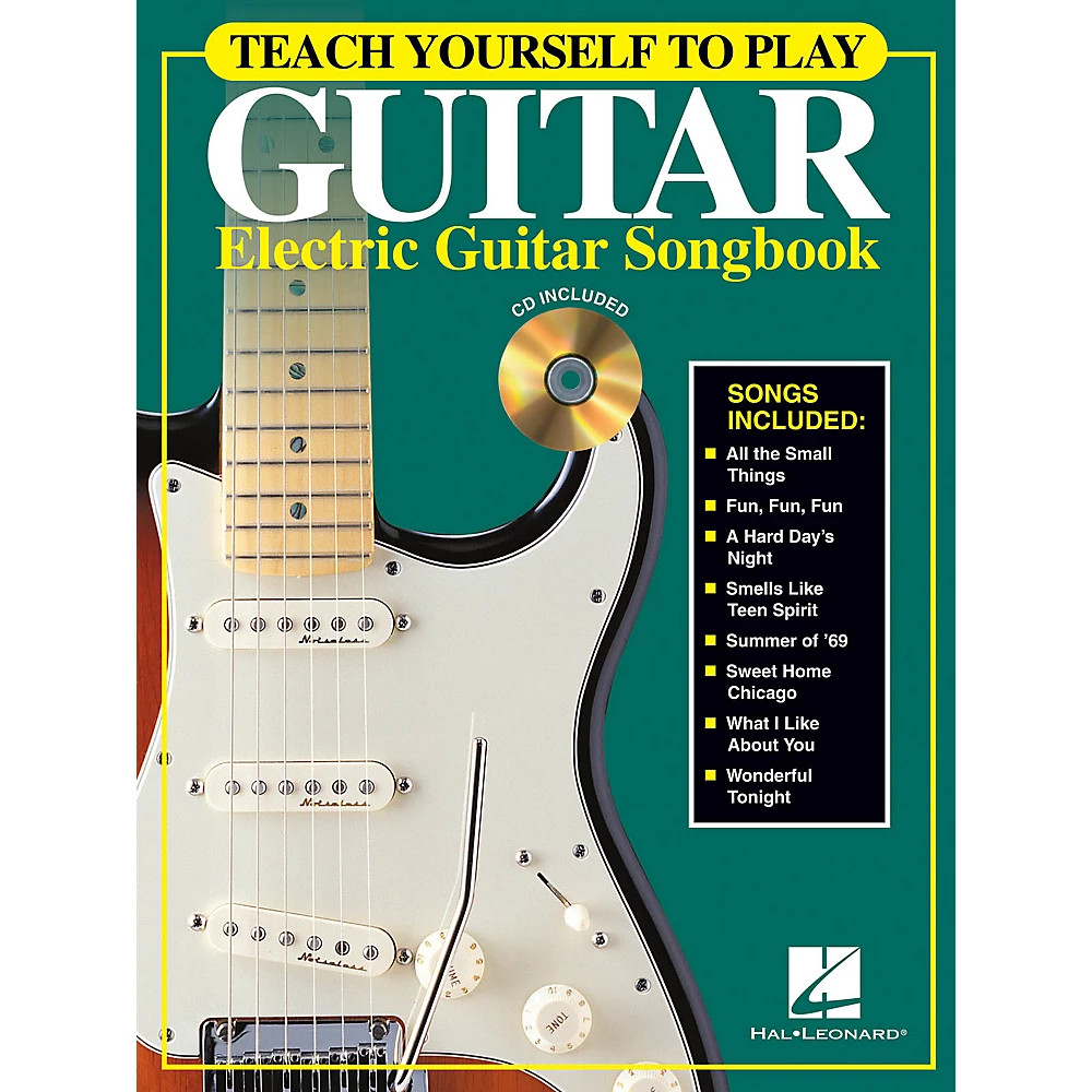 Teach Yourself to Play Guitar – Electric Guitar Songbook Guitar Book Series w/CD