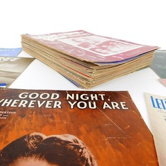 Vintage Sheet Music Lot 6 lbs. 1940&rsquo;s Wall Art Decor Amazing Graphics Framable